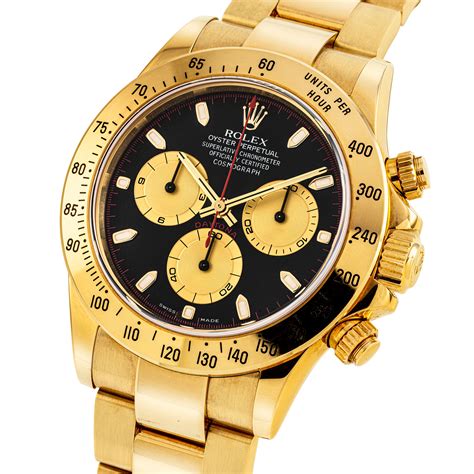 rolex daytona gold price used